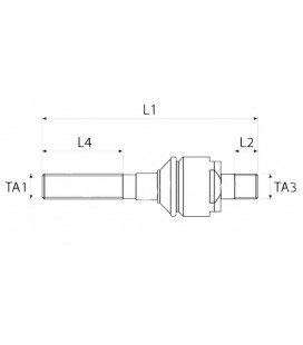 ROTULE AXIALE ADAPTABLE JOHN DEERE AL150907 AL178284