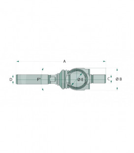 ROTULE AXIALE ADAPTABLE JOHN DEERE AL209479