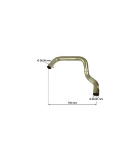 TUBE D'ECHAPPEMENT ADAPTABLE JOHN DEERE 6000 6010 AL115443