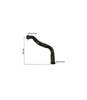 TUYAU COUDE D'ECHAPPEMENT ADAPTABLE JOHN DEERE L114990