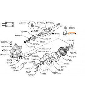 KIT JOINTS PONT AVANT MERLO 042077 ADAPTABLE