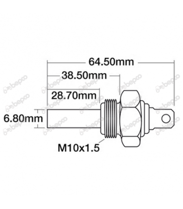 SONDE DE TEMPERATURE ADAPTABLE DEUTZ 01173469