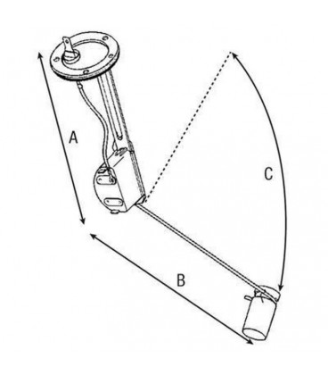 JAUGE A CRABURANT DE RESERVOIR ADDITIONNEL ADAPTABLE MASSEY FERGUSON 3715286M3 3715286M4