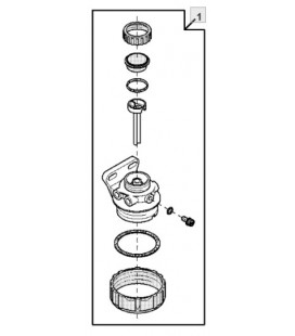 TETE DE FILTRE A CARBURANT ADAPTABLE JOHN DEERE RE70358