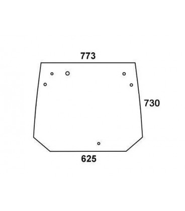 VITRE ARRIERE ADAPTABLE FENDT 210812050010