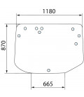 VITRE ARRIERE ADAPTABLE FENDT 737812050080