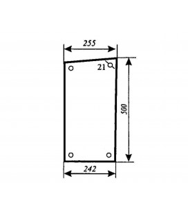 VITRE DE LABOUR AVANT DROITE OU GAUCHE ADAPTABLE LANDINBI ET MASSEY FERGUSON 3301889M2