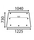 VITRE ARRIERE PLATE 7 TROUS ADAPTABLE LANDINI ET MASSEY FERGUSON 3301909M1 3301909M2