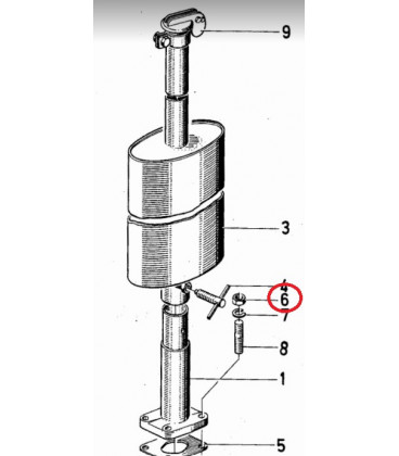 GOUJON DE COLLECTEUR D'ECHAPPEMENT ADAPTABLE DEUTZ 01143095 01144535 1110190