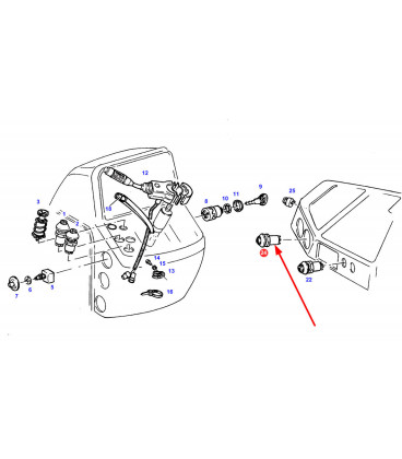 BOUTON POUSSOIR PRISE DE FORCE ADAPTABLE FENDT G312970090010 G312970090011