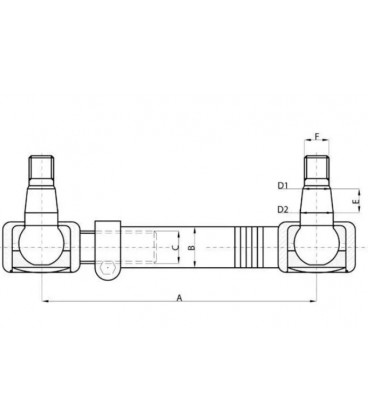 BARRE DE DIRECTION ADAPTABLE DEUTZ SERIES 06 02311897 02382763