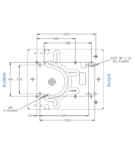 SIEGE PNEUMATIQUE SUSPENSION ULTRA BASSE FREQUENCE DELUXE D3030 TISSU SEARS CONSOLE TOURNANTE