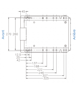 SIEGE AS 3045 TISSU AVEC CONSOLE TOURNANTE