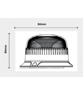 GYROPHARE COMPACT ASTRA LED MAGNETIQUE 12/24V