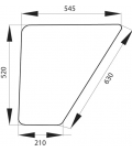 VITRE DE PORTE INFÉRIEURE ADAPTABLE FENDT 178810111140