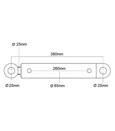 VERIN DE DIRECTION ADAPTABLE FIAT FORD CASE IH NEW HOLLAND 5134221 5144124 5156718