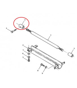 MANCHON POUR ARBRE DE PONT AVANT ADAPTABLE FORD NEW HOLLAND 82006339