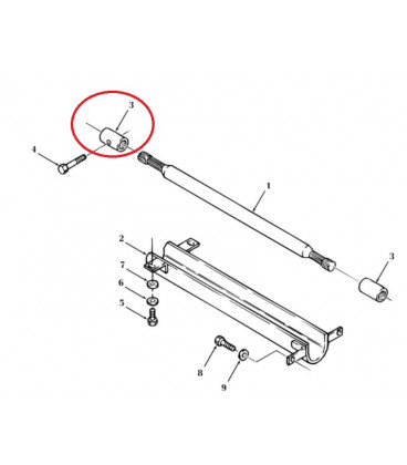 MANCHON POUR ARBRE DE PONT AVANT ADAPTABLE FORD NEW HOLLAND 82006339