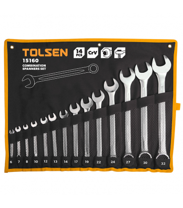 KIT 14 CLES MIXTES TOLSEN 6 A 32 MM