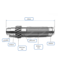 ARBRE CONDUCTEUR ADAPTABLE FIAT 44011359 44015277