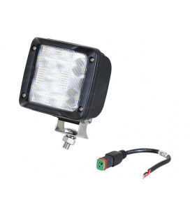 PHARE DE TRAVAIL CARRE A LED 9720 LUMENS ECLAIRAGE LARGE 180 DEGRES