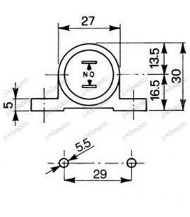 CONTACTEUR DE SECURITE ESSUIE GLACE ADAPTABLE DEUTZ 04392654