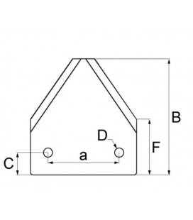 BOITE DE 25 SECTIONS DE LAME ADAPTABLE LAVERDA 340443003