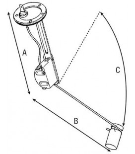 CAPTEUR DE JAUGE A CARBURANT ADAPTABLE MASSEY FERGUSON 1678517M1, 3771005M1 1678517M2 183394M91 3771005M1 908600M1