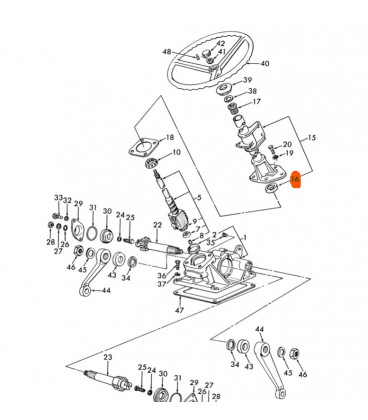 ROULEMENT COLONNE DE DIRECTION FORD 81803084+81803189, C5NN3552A+3N615A,