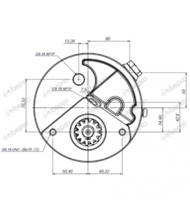 POMPE HYDRAULIQUE DE DIRECTION ADAPTABLE MASSEY FERGUSON 527904M91 527904M92 527904M93 773126M92