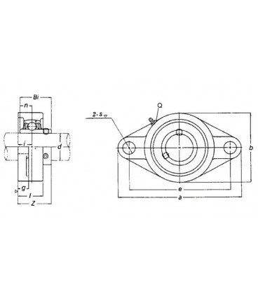 PALIER AUTO-ALIGNEUR UCFL212