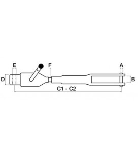 SUSPENTE DE RELEVAGE MASSEY FERGUSON 1660373M92 , 897678M93 , M897678