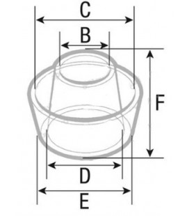 BOL PRÉFILTRE À AIR ADAPTABLE MASSEY FERGUSON FORD 1804689M1 81806315 B9NN9A663A