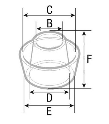 BOL PRÉFILTRE À AIR ADAPTABLE MASSEY FERGUSON FORD 1804689M1 81806315 B9NN9A663A