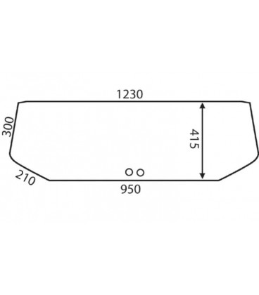 VITRE INFERIEURE DE LABOUR ARRIERE ADAPTABLE FORD D6NN9442011A D6NN94420N11A 83909858