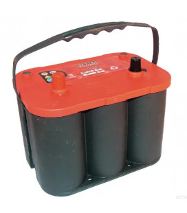 BATTERIE DE DEMARRAGE OPTIMA ROUGE 12V 50Ah 815A + A GAUCHE