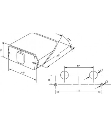 FEU ARRIERE DROIT ADAPTABLE FORD FIAT NEW HOLLAND CASE IH COBO 83960359 E4NN13N465AB 02529000