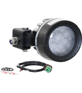 PHARE DE TRAVAIL ROND A LED 4950 LUMENS ADAPTABLE VALTRA ARRIERE GAUCHE OU AVANT DROIT