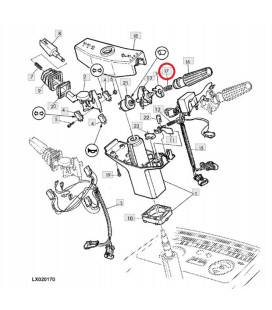 RONDELLE SPECIALE POUR POIGNEE DE COMMODO ADAPTABLE JOHN DEERE L78496