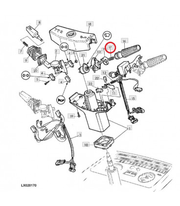 RONDELLE SPECIALE POUR POIGNEE DE COMMODO ADAPTABLE JOHN DEERE L78496