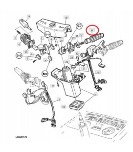 RONDELLE SPECIALE POUR POIGNEE DE COMMODO ADAPTABLE JOHN DEERE L78496