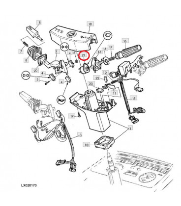 RONDELLE SPECIALE POUR POIGNEE DE COMMODO ADAPTABLE JOHN DEERE L78496