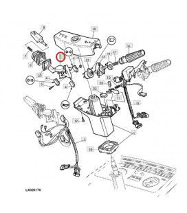 RONDELLE SPECIALE POUR POIGNEE DE COMMODO ADAPTABLE JOHN DEERE L78496