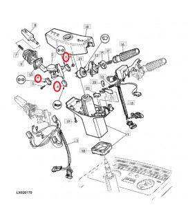 INTERRUPTEUR SWITCH CLIGNOTANTS KLAXON ADAPTABLE JOHN DEERE AL75411 AL77032