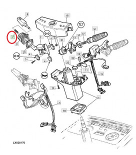 INTERRUPTEUR SWITCH CLIGNOTANTS KLAXON ADAPTABLE JOHN DEERE AL75411 AL77032