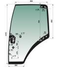 VITRE DE PORTE GAUCHE ADAPTABLE FENDT 737812030021