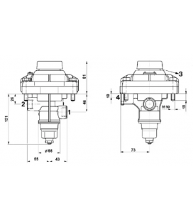 VALVE DE FREINAGE DE REMORQUE PNEUMATIQUE ADAPTABLE VALTRA DEUTZ JOHN DEERE SAME