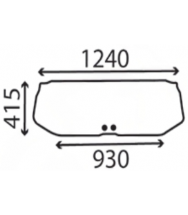 VITRE INFERIEURE DE HAYON ARRIERE ADAPTABLE FORD 83909859