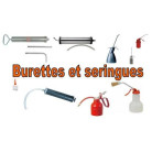 BURETTES ET SERINGUES